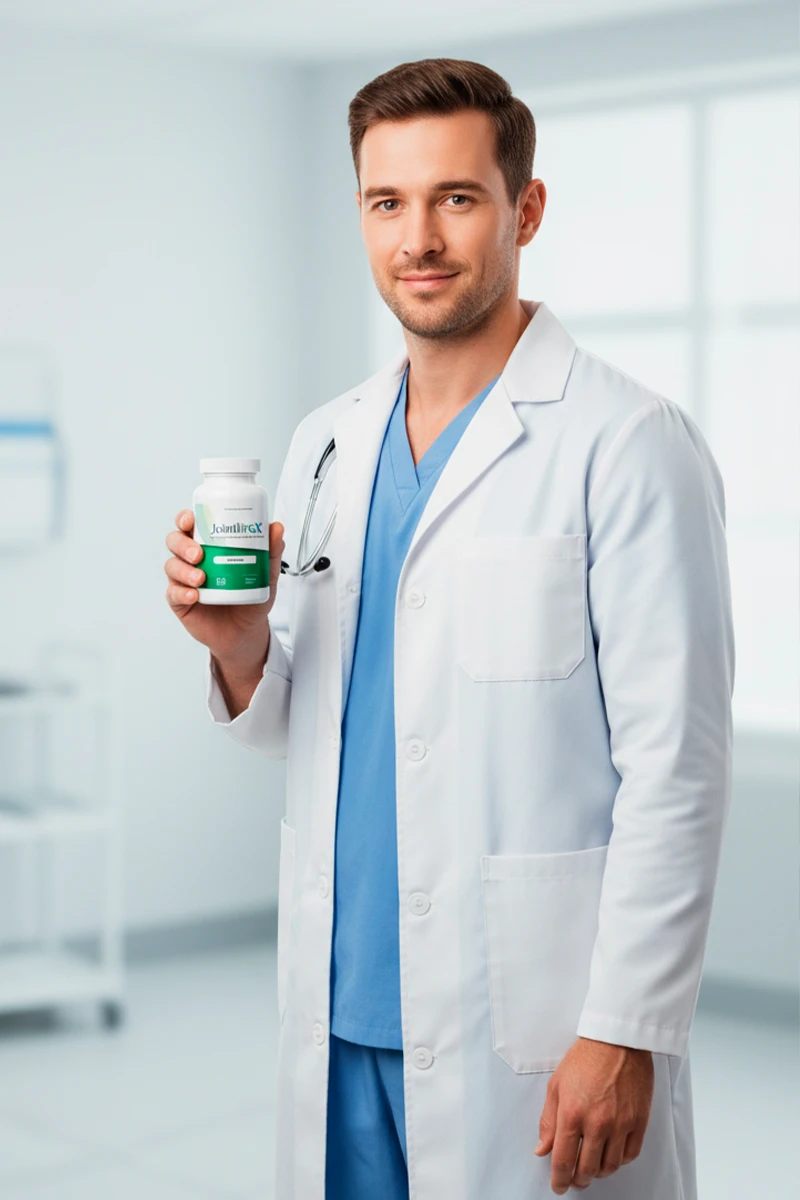Doctor discussing JointBrex